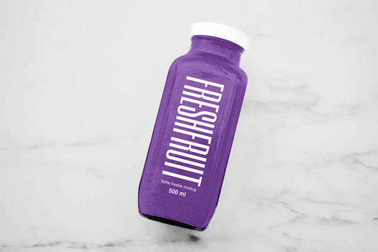 Free Juice Bottle Mockup