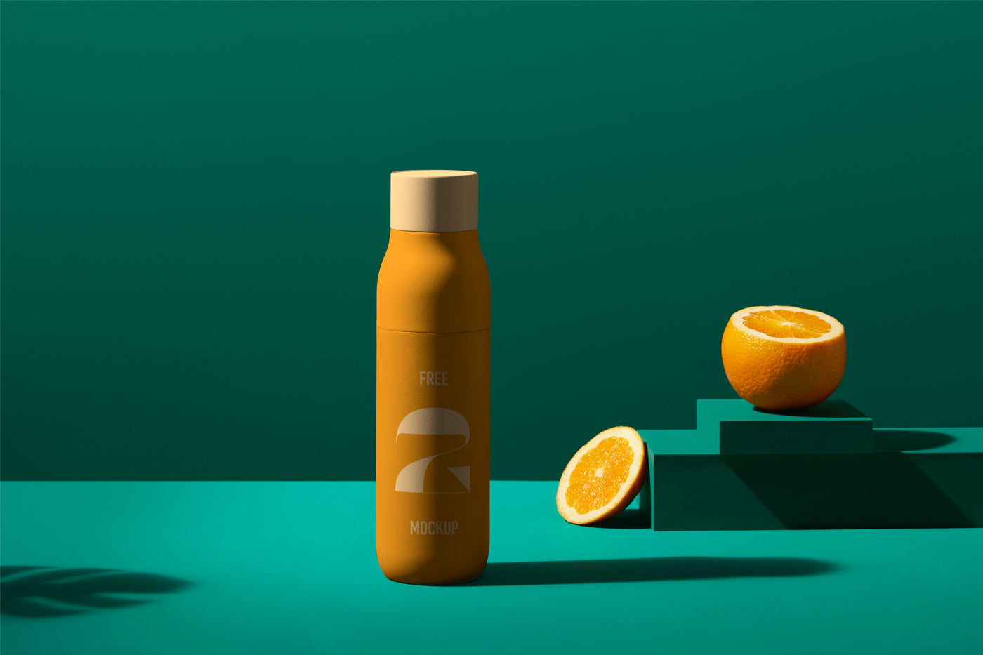 Free Juice Bottle Psd Mockup