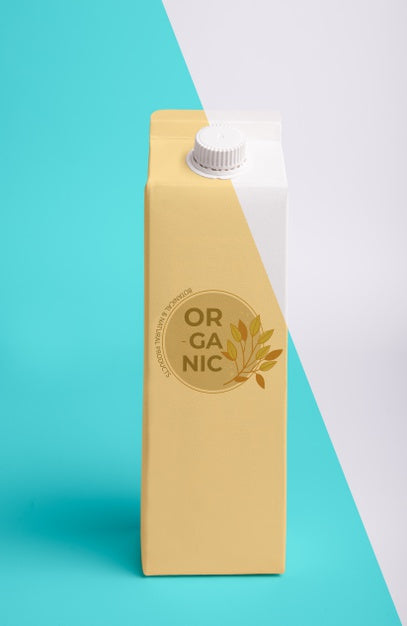 Free Juice Carton With Cap Psd