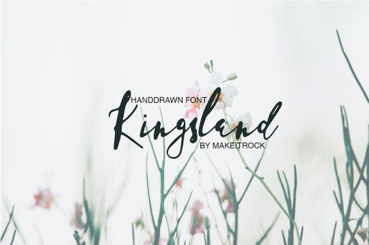 Free Kingsland Handwritten Font