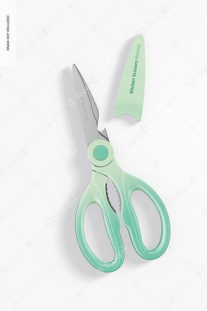 Free Kitchen Scissors Mockup Psd