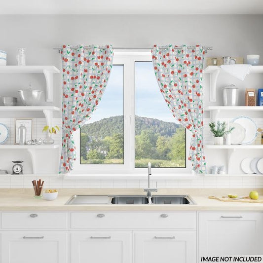 Free Kitchen Short Curtains Psd