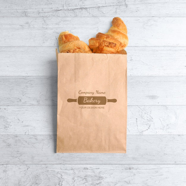 Free Kraft Paper Bag Mockup Psd