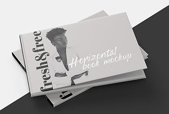 Free Landscape Book Mockup