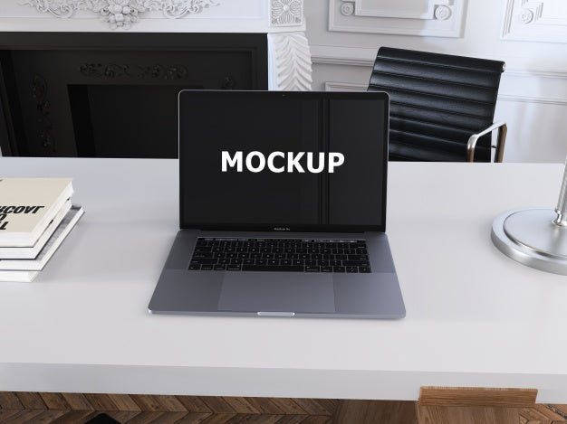 Free Laptop Mock Up Design Psd