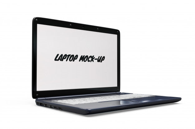 Free Laptop Mock-Up Isolated Psd