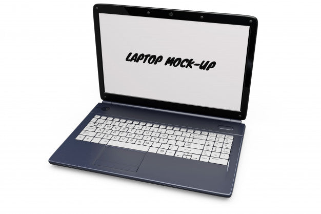 Free Laptop Mock-Up Isolated Psd