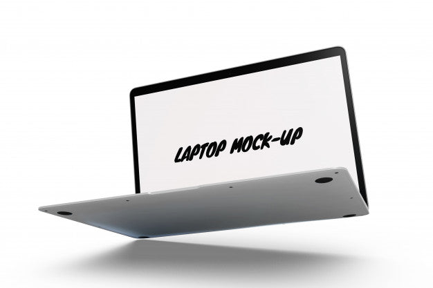 Free Laptop Mock-Up Isolated Psd