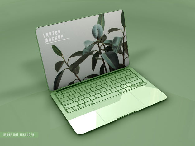 Free Laptop Mockup Design Psd