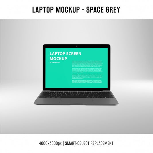 Free Laptop Screen Mockup Psd