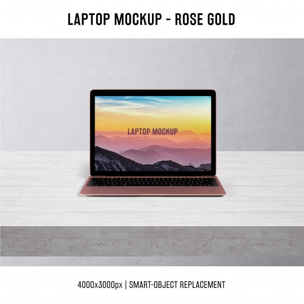 Free Laptop Screen Mockup Psd