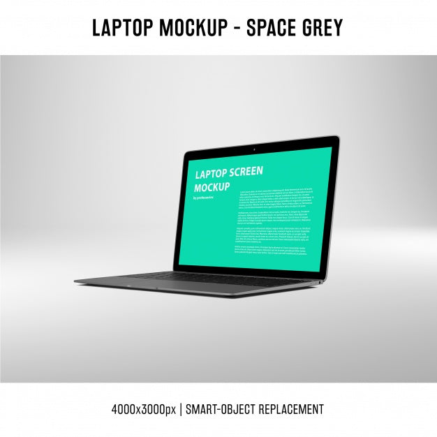 Free Laptop Screen Mockup Psd