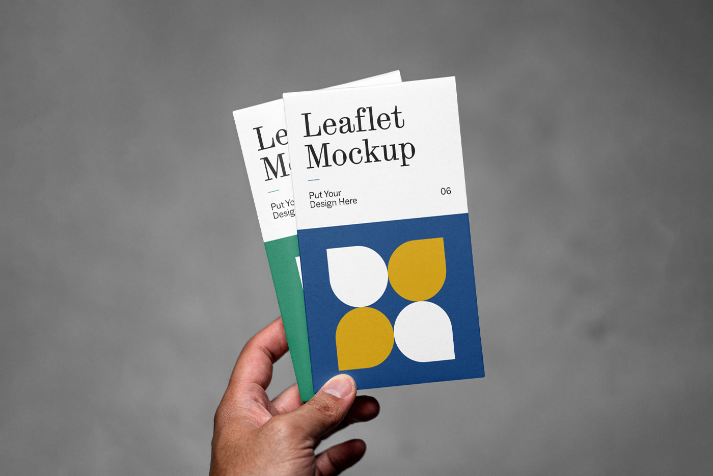 Free Leaflet Psd Mockup