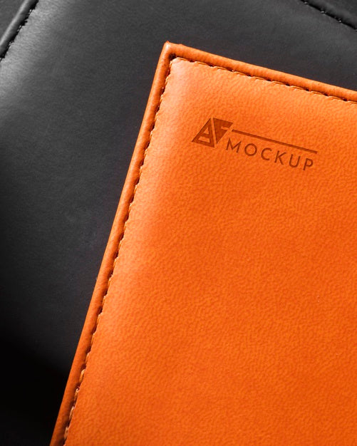 Free Leather Agendas Mock-Up Psd