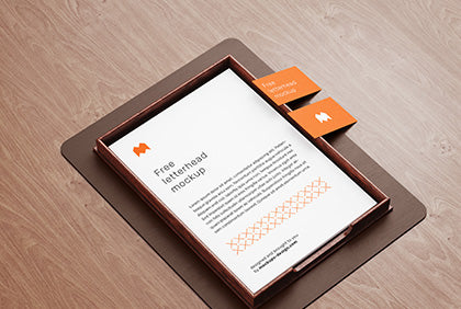 Free Letterhead Mockup