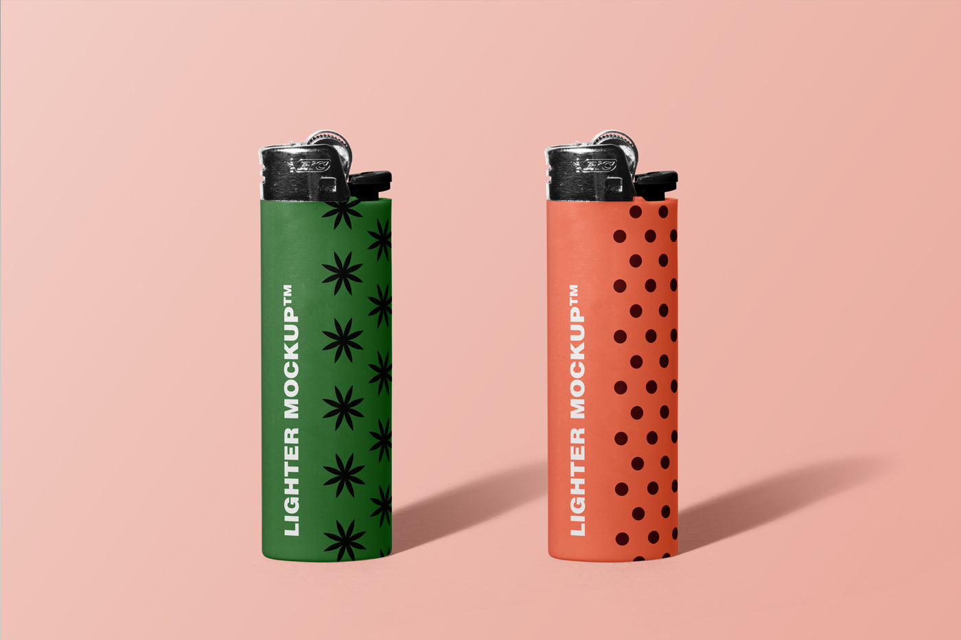 Free Lighter Mockup