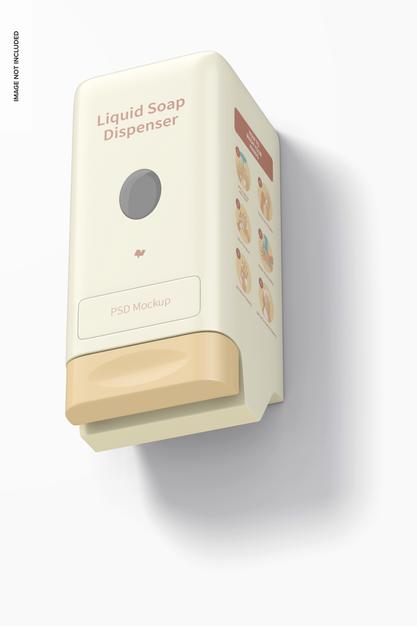 Free Liquid Soap Dispenser Mockup Psd