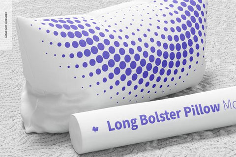 Free Long Bolster And Rectangular Pillow Mockup Psd