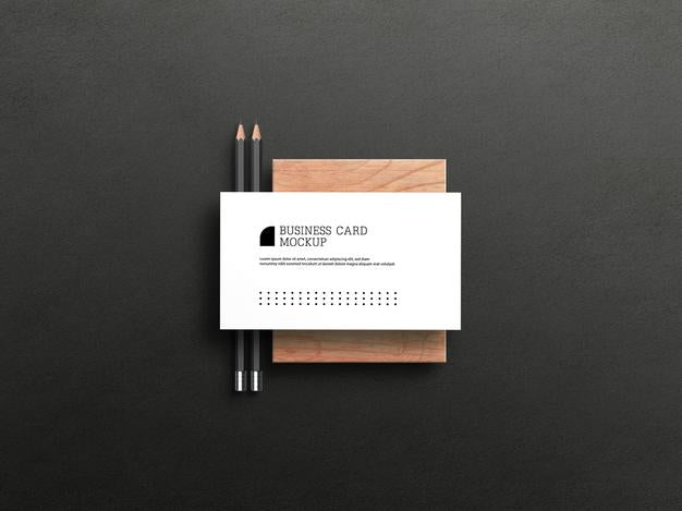 Free Luxury Business Card Mockup Psd