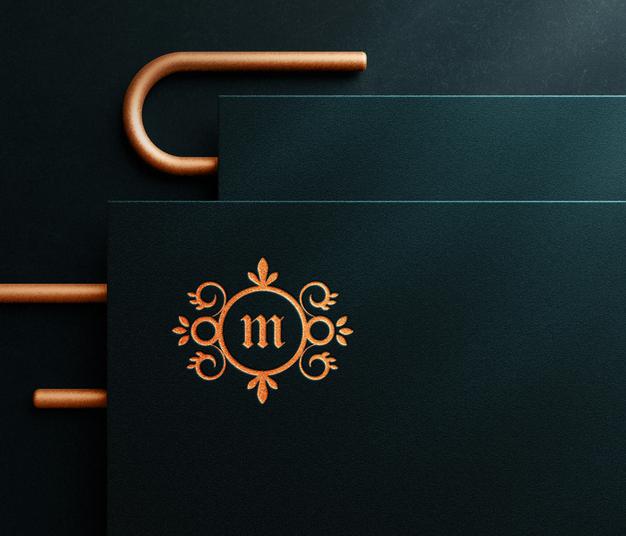 Free Luxury Embossed Logo Mockup Psd