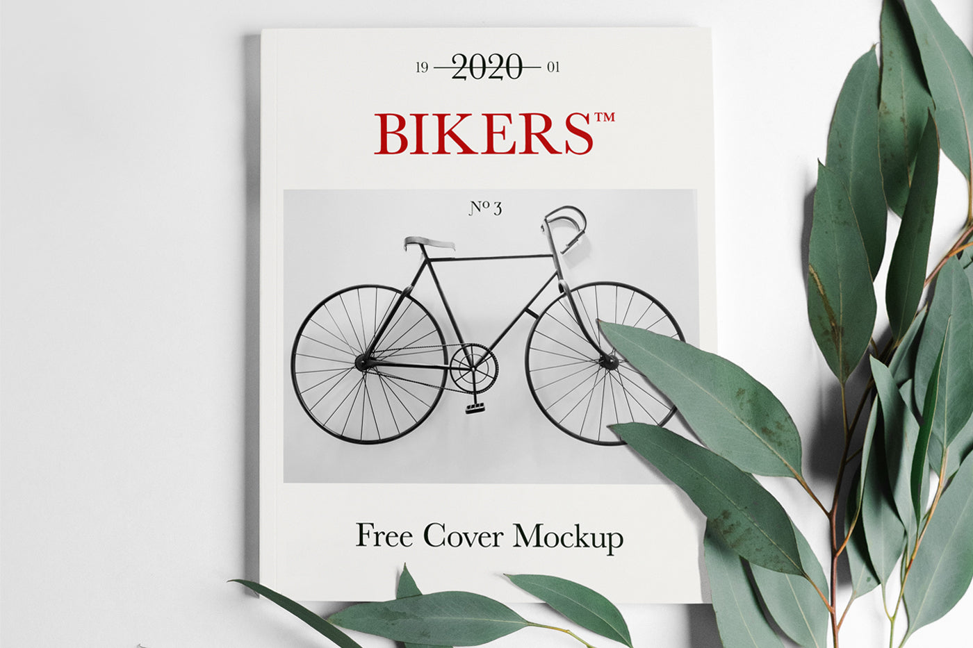 Free Magazine Cover Mockup