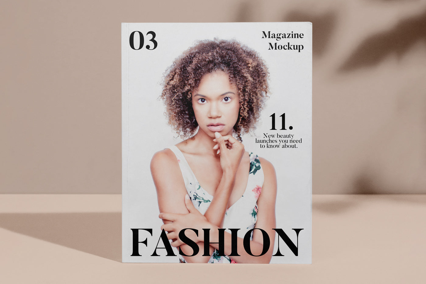 Free Magazine Cover Psd Mockup