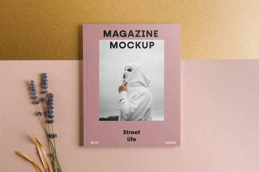 Free Magazine Front Cover Mockup