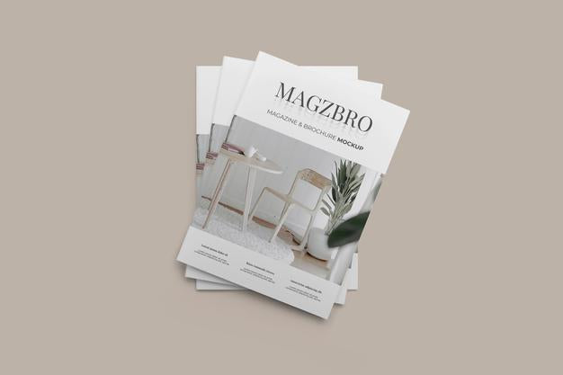 Free Magazine Mockup Psd