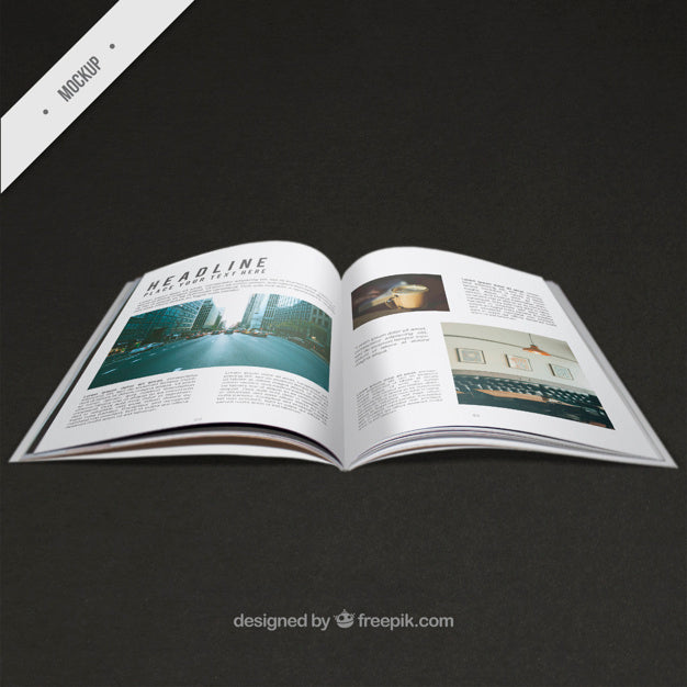 Free Magazine Mockup Psd