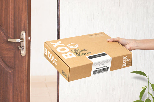 Free Mailing Box Mockup