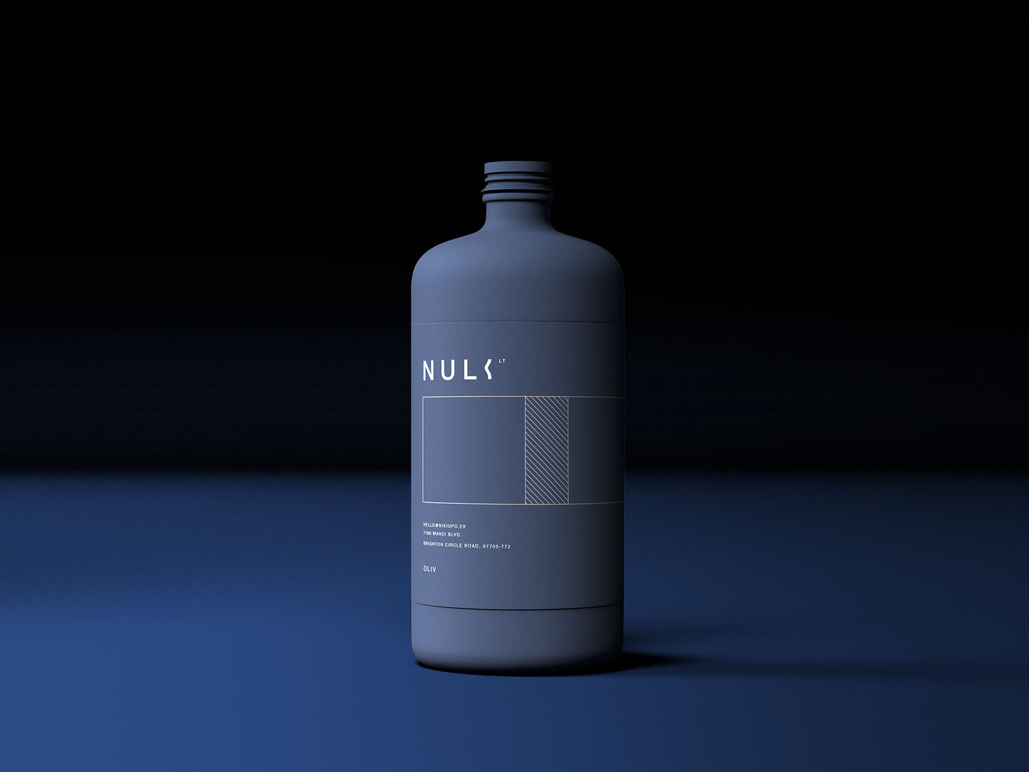 Free Matte Bottle Mockup