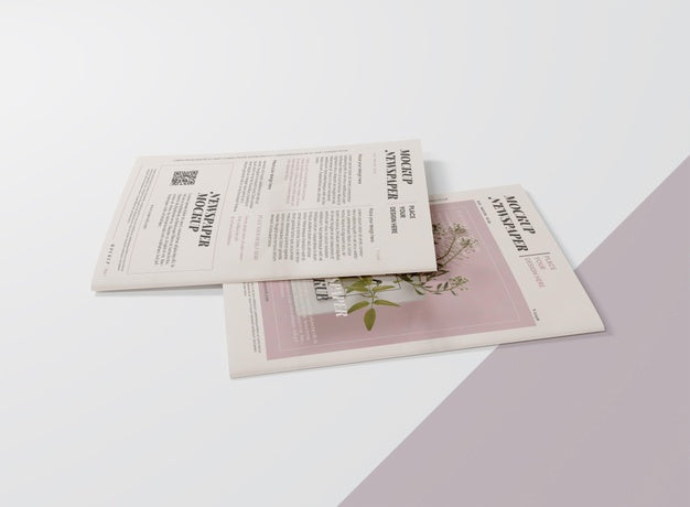 Free Media Newspaper Mock-Up Psd