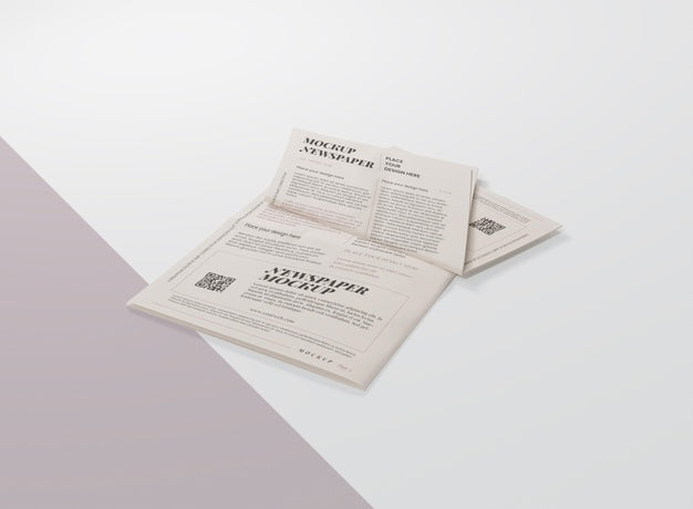 Free Media Newspaper Mock-Up Psd