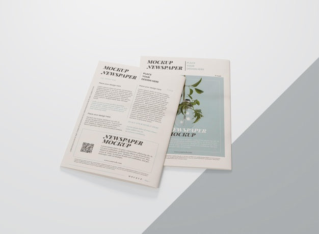 Free Media Newspaper Mock-Up Psd