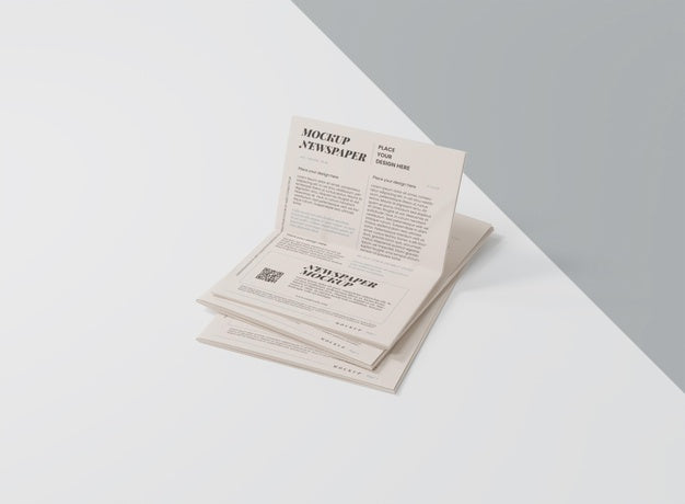 Free Media Newspaper Mock-Up Psd