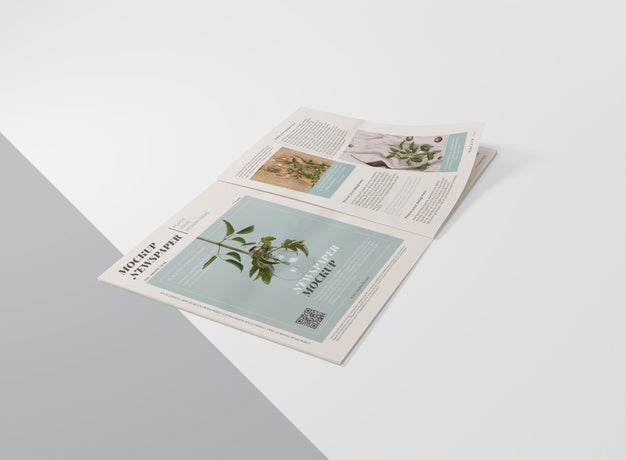 Free Media Newspaper Mock-Up Psd