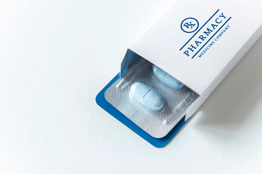 Free Medication Branding And Packaging Mockup Psd