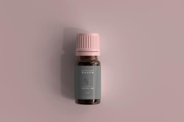 Free Medicine Bottle Mockup Psd