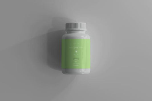 Free Medicine Bottle Mockup Psd