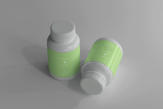 Free Medicine Bottles Mockup Psd