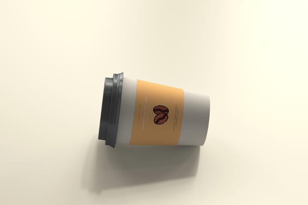 Free Medium Size Paper Coffee Cup Mockup Psd