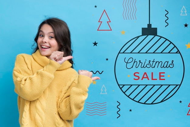 Free Memphis Concept For Christmas Sales Psd