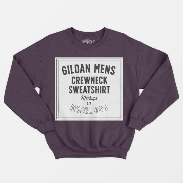 Free Mens Crewneck Sweatshirt Psd