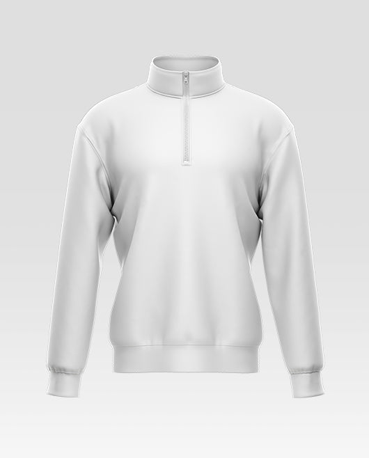 Free Men’S Quarter Zip Sweatshirt Mockup