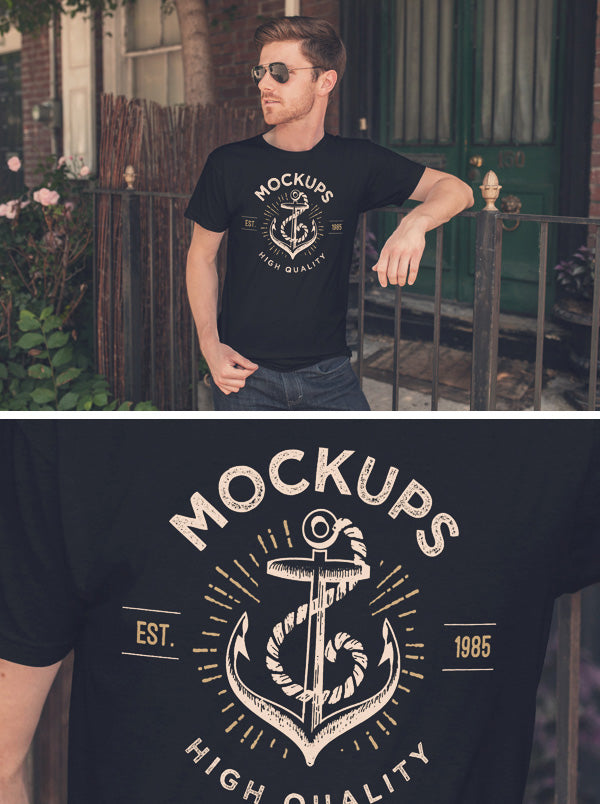 Free Men’S T-Shirt Mockup