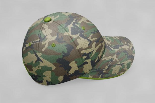 Free Military Cap Mockup Psd