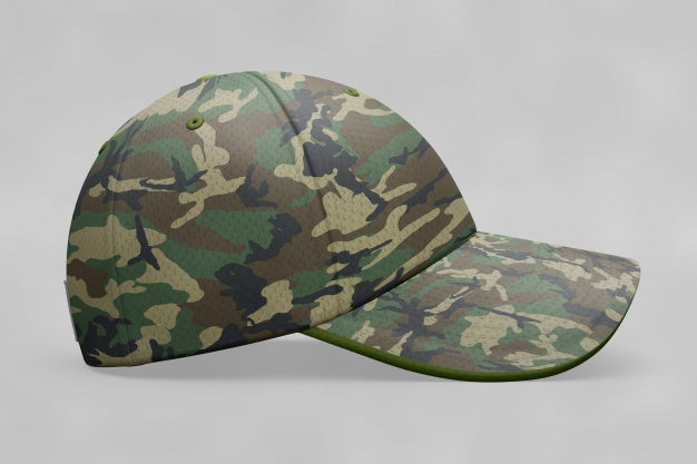 Free Military Cap Mockup Psd