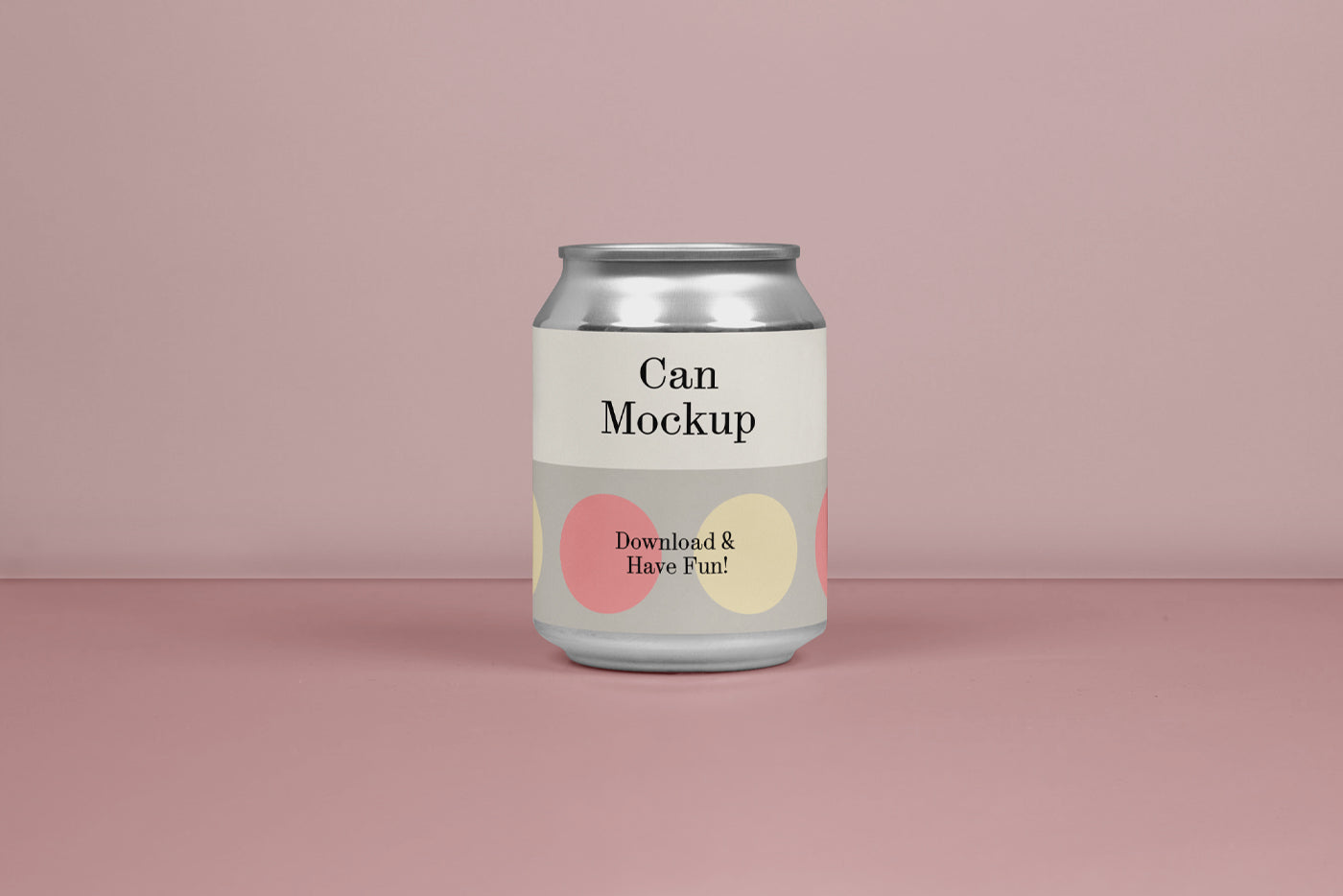 Free Mini Can Psd Mockup