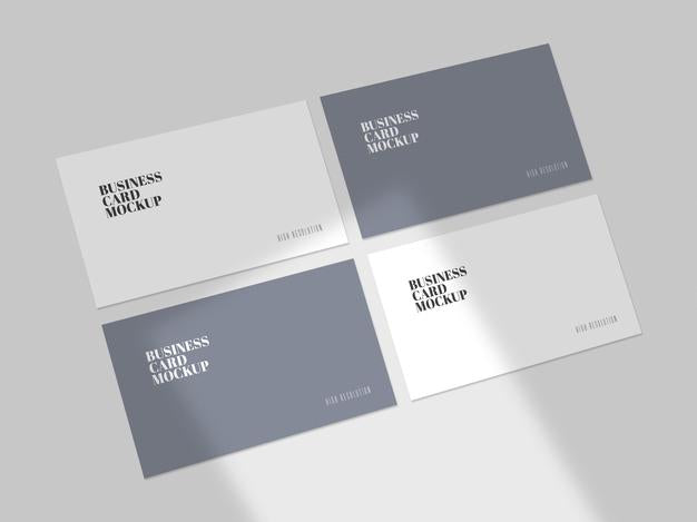 Free Minimal Business Card Mockup Psd