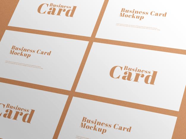 Free Minimal Business Card Mockup Psd